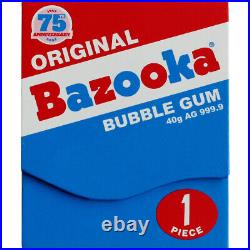 40 gram PAMP Suisse Silver Bazooka Bubble Gum Bar 999.9 Fine with Comic Strip