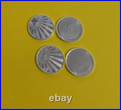4 2020 Silver Trade Unit Bullion Rounds 1 Oz Each. 999 Fine Scottsdale Mint BU