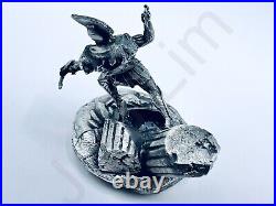 4.2 oz Hand Poured Silver Bar. 999+ Fine Spartan Attack Cast Bullion Art Statue