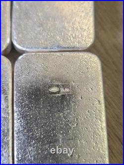 (4) 5 oz Italpreziosi Italian Silver Cast Bars. 999 Fine Total 20 Ozs