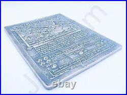 4.6 oz Hand Poured Silver Bar 1st Edition Charizard Card Cast 999 Fine Bullion