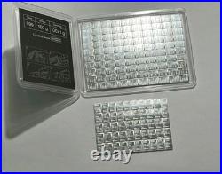 50 Gram Silver Bar Valcambi Suisse 50 X 1 Gram. 999 Fine Silver Bars