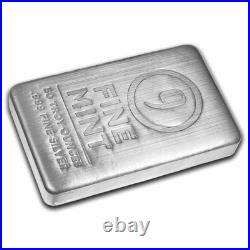 50 oz Cast-Poured Silver Bar 9Fine Mint-Pre-Sale
