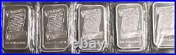 5- 1oz Proclaim Liberty Bell We the People SD Bullion 1ozt SILVER BARS. 999 Fine