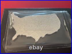 (5) Five Ounce Oz. United States. 999 Fine Silver Bar
