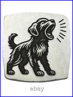 5 Troy Ounce 999 Fine Silver Puppy Dog Art Bar Adamo USA 5 Troy Ounce 999 Fine Silver Puppy Dog Art Bar Adamo USA