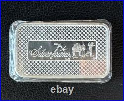 5 Troy Oz Silver Towne. 999 Fine Silver Prospector Bar