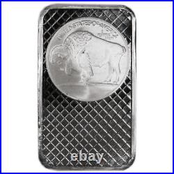 5 Troy oz Buffalo. 999 Fine Silver Bar Sealed