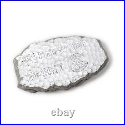 5 Troy oz Scottsdale Mint Tombstone Nugget. 999 Fine Silver Bar 5 Troy oz Scottsdale Mint Tombstone Nugget. 999 Fine Silver Bar
