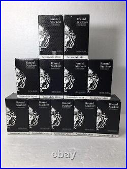 5 X 5oz. Scottsdale Mint. 999 Fine Silver Stacker Rounds (Original Packaging)