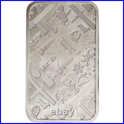 5 oz. 999 Fine Silver Bullion Bar JBR Recovery Ltd 999 Fine Icons of Britain