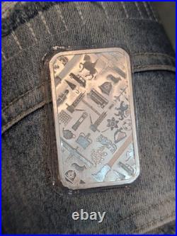 5 oz. 999 Fine Silver Bullion Bar JBR Recovery Ltd 999 Fine Icons of Britain