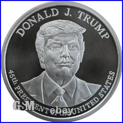 5 oz. 999 Fine Silver Donald J. Trump 45th President Round
