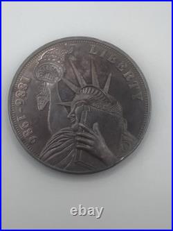 5 oz. 999 Fine Silver Round 1986 Liberty Ellis Island Centennial Bullion