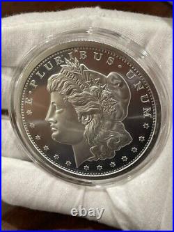 5 oz MORGAN FINE SILVER Round IN A CAPSULE MADE IN USA GSM SPECIAL