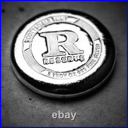 5 oz RESERVE Silver Button Round by Scottsdale Mint. 999 Fine Silver #A655