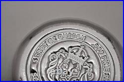 5 oz Scottsdale Silver Button. 999 Fine Silver Bullion #A264