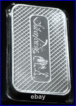 5 oz Silver Bar Silver Towne. 999 Fine Silver Prospector Cert # 272310