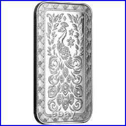 5 x 1 oz. 9999 Silver Bars Scottsdale Marquee Peacock Silver Bullion Bar #A690