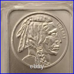 5oz. 999 Fine Silver Bullion Bar Buffalo Indian Head Liberty Design