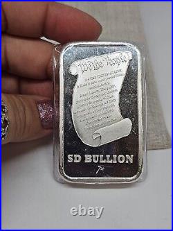5oz. 999 Fine Silver SD Bullion Bar Liberty Bell We The People free shipping