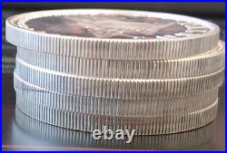 5x Talent 1 oz. 999 Fine Silver Round Lift Up Your Eyes 5x 1 Oz. Bullion PURE