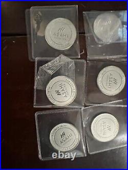 6 Ounce (1 Ounce Rounds) ASAHI Fine Silver Rounds