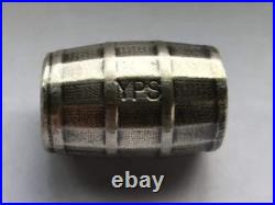 6 oz Barrel withStand Set 999+ Fine Silver Bullion bar Yeager's Poured YPS