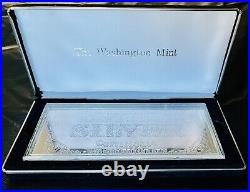 8oz Silver Proof 999 Fine Silver. With Box & COA