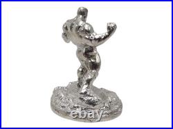 95-99% Fine Silver Hulk Statue 2 3+ Troy Oz Solid Bullion Art Figure