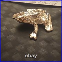 999 Fine Silver 24.5g Hand-Poured. Signed COA. Fractional silver