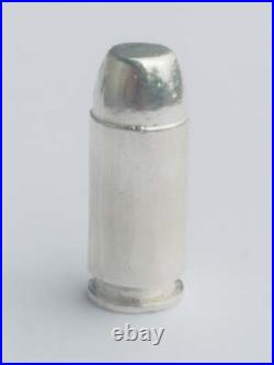999 Fine Silver 40 Caliber Bullet Bullion lot of 10