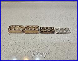 999 Fine Silver Bullion Bars Mixed Lot 2-1 oz, 1/2 oz, 1/4 oz Total 2 3/4 oz