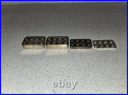 999 Fine Silver Bullion Bars Mixed Lot 2-1 oz, 1/2 oz, 1/4 oz Total 2 3/4 oz