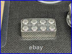 . 999 Fine Silver Bullion Lot Rounds Bars Coins 1 Ozt Lego Fractional 6.5+ Ozt