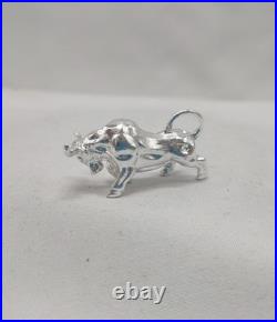 999 Fine Silver Charging Bull Bullion Statue. 945 oz Troy Wall Street Style 999 Fine Silver Charging Bull Bullion Statue. 945 oz Troy Wall Street Style