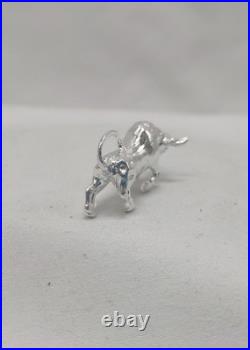 999 Fine Silver Charging Bull Bullion Statue. 945 oz Troy Wall Street Style 999 Fine Silver Charging Bull Bullion Statue. 945 oz Troy Wall Street Style