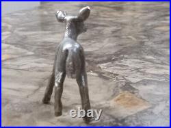 999 Fine Silver, Deer Figurine