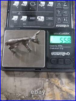 999 Fine Silver, Deer Figurine