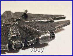 999 Fine Silver Millennium Falcon 105 grams Hand Pour Silver Bullion Star Wars
