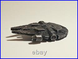 999 Fine Silver Millennium Falcon 105 grams Hand Pour Silver Bullion Star Wars
