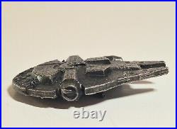 999 Fine Silver Millennium Falcon 105 grams Hand Pour Silver Bullion Star Wars