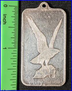 999 Fine Silver Pamp Suisse Eagle Pendant 1 Troy Oz Bar Scarce