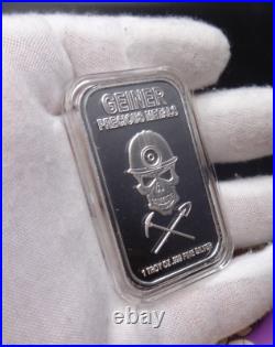 999 Fine Silver Scary Barry RC Baseball Proof Enamel Antiqued CMG Mint PEM Bars