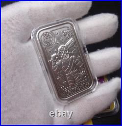 999 Fine Silver Scary Barry RC Baseball Proof Enamel Antiqued CMG Mint PEM Bars