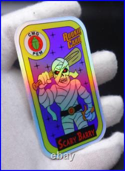 999 Fine Silver Scary Barry RC Baseball Proof Enamel Antiqued CMG Mint PEM Bars