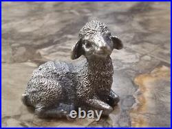 999 Fine Silver Statue Lamb