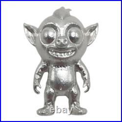 999 Fine Silver Troll Statue 37g (1.19 oz) Bullion Figurine Handcrafted Art