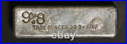 9.8oz Vintage. 999 Fine Silver Bar