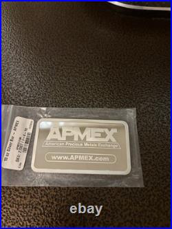 APMEX 10 oz Silver Bar. 999 Fine Silver 2025 10 Troy Ounce Silver Bullion